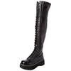 DemoniaCult - EMILY375 Overknee boots - Black Product image